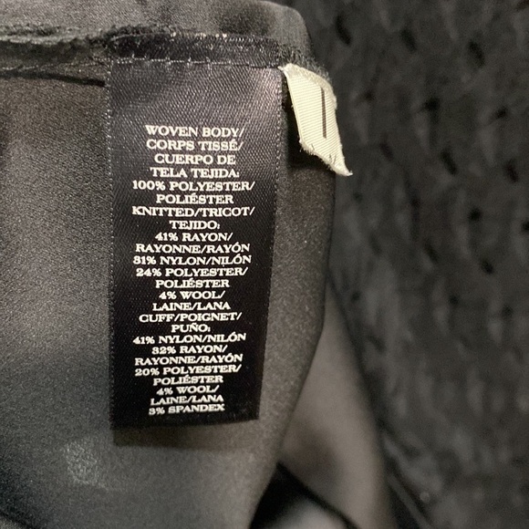 5 for $25 Ann Taylor black‎ top - Picture 3 of 7